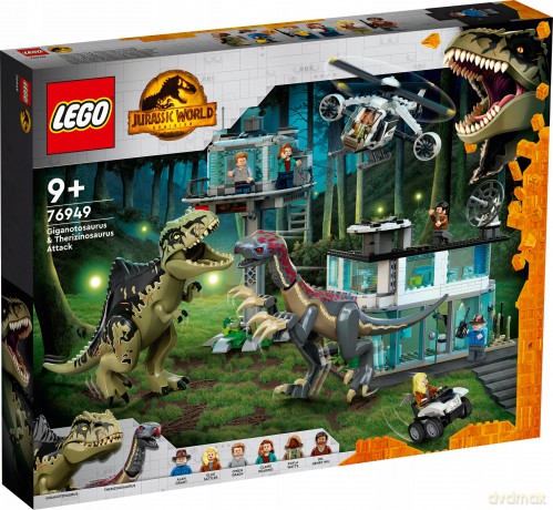 LEGO Jurassic World Atak giganotozaura i terizinozaura (76949) [KLOCKI]