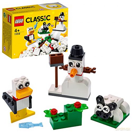 LEGO Classic Kreatywne białe klocki (11012) [KLOCKI]