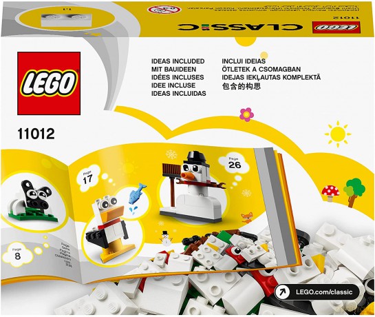 LEGO Classic Kreatywne białe klocki (11012) [KLOCKI]