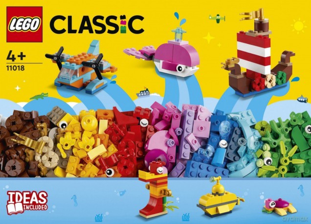 LEGO Classic Kreatywna oceaniczna zabawa (11018) [KLOCKI]