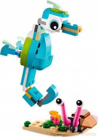 LEGO Creator 3 w 1 Delfin i Żółw (31128) [KLOCKI]