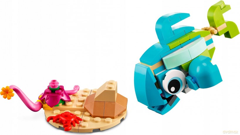 LEGO Creator 3 w 1 Delfin i Żółw (31128) [KLOCKI]