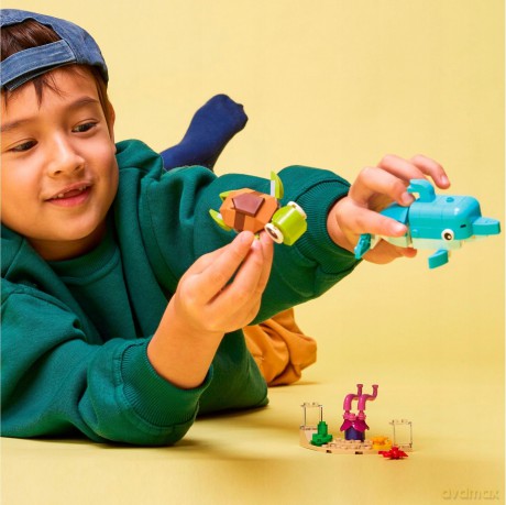 LEGO Creator 3 w 1 Delfin i Żółw (31128) [KLOCKI]