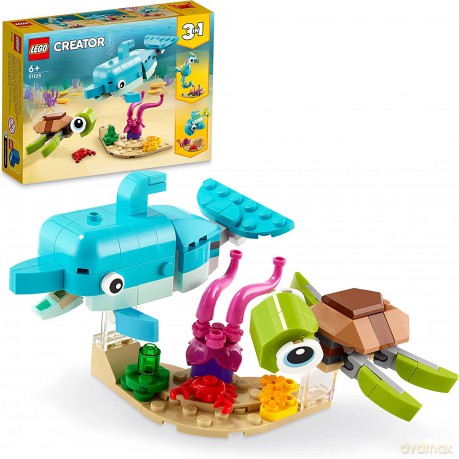 LEGO Creator 3 w 1 Delfin i Żółw (31128) [KLOCKI]
