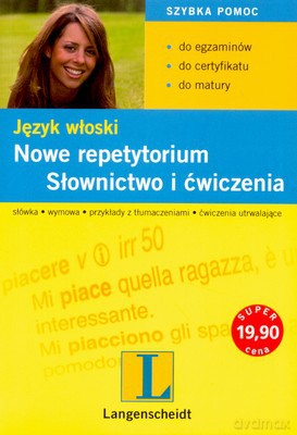 Język Włoski Nowe Repetytorium Słownictwo I Ćwieczenia [KSIĄŻKA]