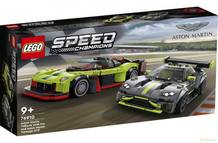 LEGO Speed Champions Aston Martin Valkyrie AMR PRO i Aston Martin Vantage GT3 (76910) [KLOCKI]
