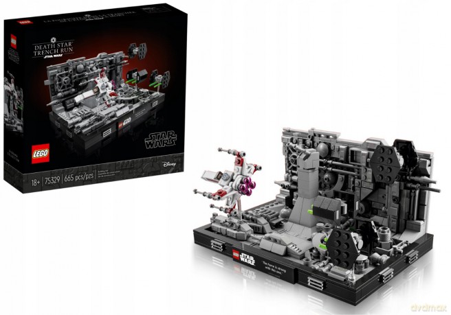 LEGO Star Wars Diorama: Szturm na Gwiazdę Śmierci (75329) [KLOCKI]