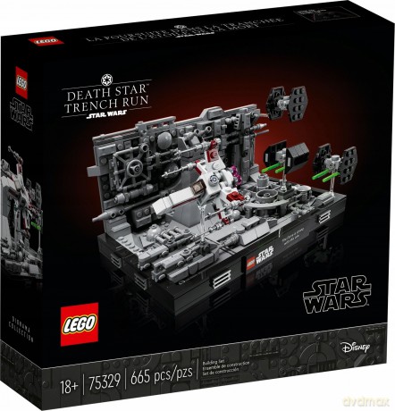 LEGO Star Wars Diorama: Szturm na Gwiazdę Śmierci (75329) [KLOCKI]