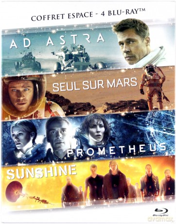 Sunshine / Prometheus / The Martian / Ad Astra (W stronę Słońca / Prometeusz / Marsjanin / Ad Astra) [BOX] [4xBlu-Ray]