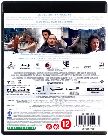 Sherlock Holmes [Blu-Ray 4K]+[Blu-Ray]