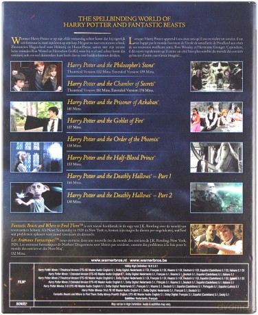 Harry Potter 1-8 / Fantastic Beasts and Where to Find Them [BOX] [9xBlu-Ray]