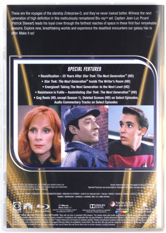 Star Trek: The Next Generation Season 1-4 (Star Trek: Następne pokolenie) [BOX] [22xBlu-Ray]
