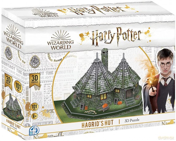 Harry Potter Hagrid's Hut 101 el. 3D [PUZZLE]