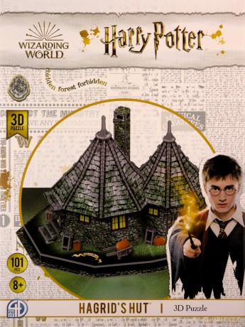 Harry Potter Hagrid's Hut 101 el. 3D [PUZZLE]