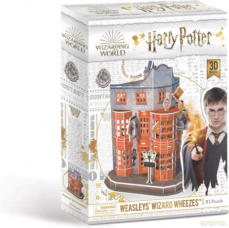 Harry Potter Diagon Alley Weasley's 62 el. 3D [PUZZLE]