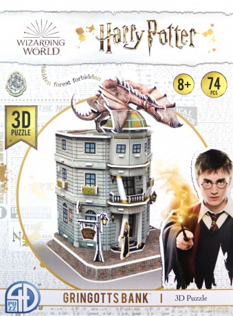 Harry Potter Diagon Alley Gringotts 74 el. 3D [PUZZLE]