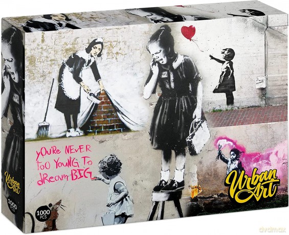 Banksy Girl On A Stool 1000 el. [PUZZLE]