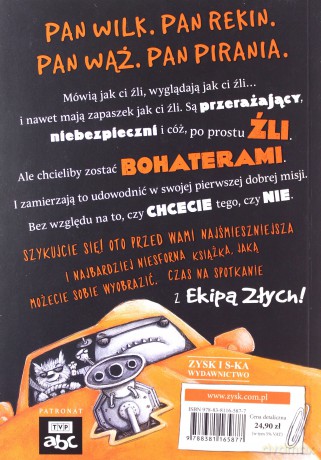 Ekipa złych. Bad guys. Pakiet odcinek 1-3 - Aaron Blabey [3xKSIĄŻKA]