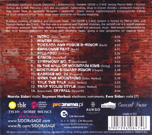 Sidor X S-AGE: Trap Violin Style [CD]