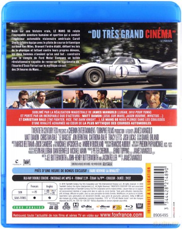 Ford v Ferrari (Le Mans '66) [Blu-Ray]