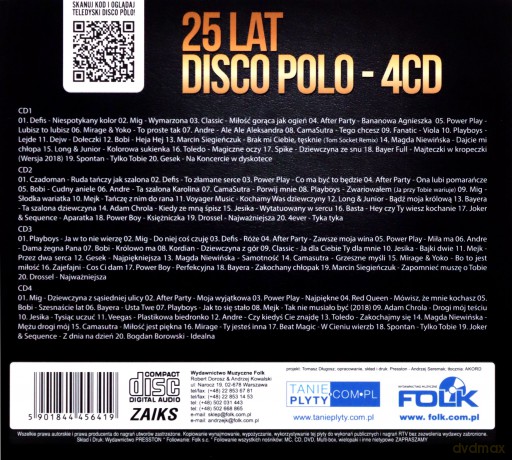 25 lat disco polo [4CD]