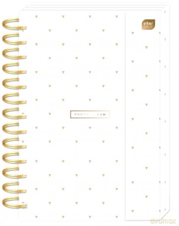 Album B5 25 kart metaliczny biały