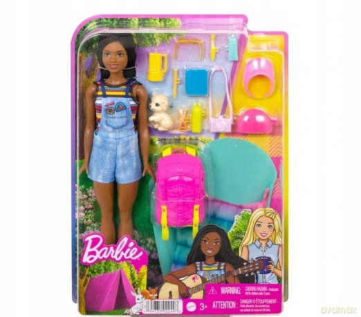 Barbie Brooklyn na kempingu lalka+akcesoria