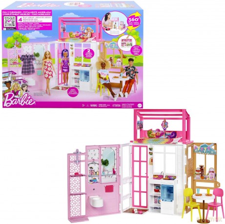 Barbie Kompaktowy domek dla lalek