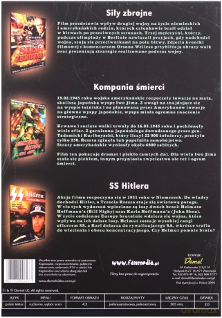 Klasyka Kina Wojennego: Siły zbrojne / Kompania śmierci / SS Hitlera [BOX] [3DVD]