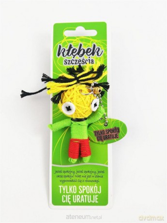 Brelok Kłębek Szczęścia - Tylko spokój Cię uratuje