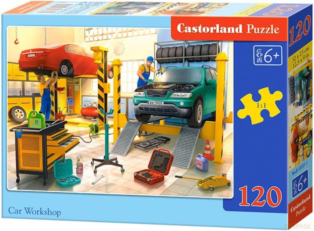 CASTORLAND 120 el. Car Workshop [PUZZLE]