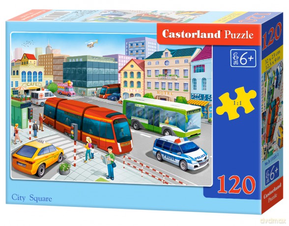 CASTORLAND 120 el. City Square [PUZZLE]