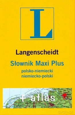 Słownik Maxi Plus Polsko-Niemiecki Niemiecko-Polski + Atlas (twarda) [KSIĄŻKA]