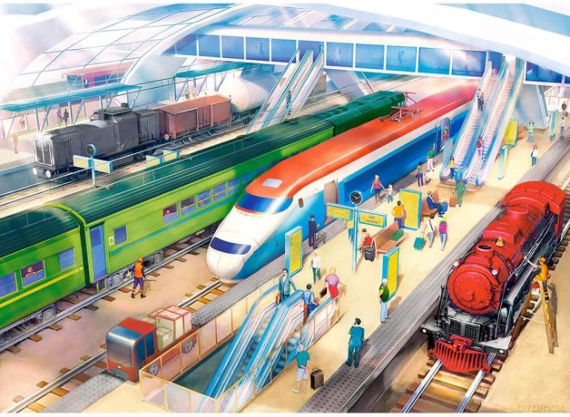 CASTORLAND 180 el. Train Station [PUZZLE]