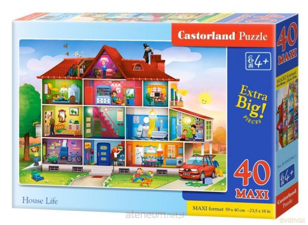 CASTORLAND 40 el. maxi - House Life [PUZZLE]