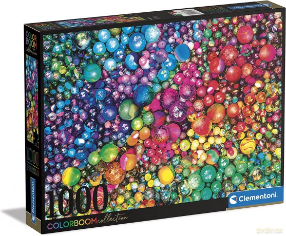 CLEMENTONI 1000 el. Color Boom Marbles [PUZZLE]