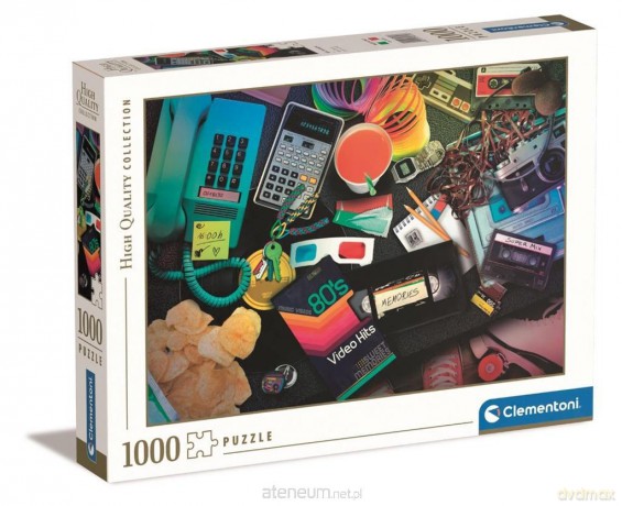 CLEMENTONI 1000 el. HQ 80s Nostalgia [PUZZLE]
