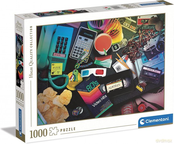 CLEMENTONI 1000 el. HQ 80s Nostalgia [PUZZLE]