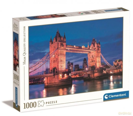 CLEMENTONI 1000 el. HQ Tower Bridge At Night [PUZZLE]