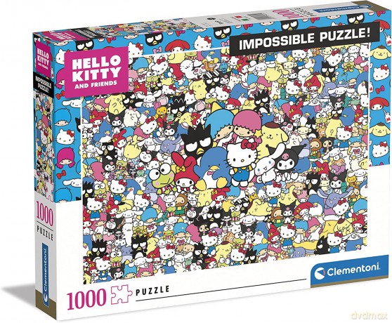 CLEMENTONI 1000 el. Impossible Puzzle! Hello Kitty [PUZZLE]