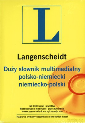 Duży Słownik Multimedialny Polsko-Niemiecki Niemiecko-Polski (twarda) [AUDIOBOOK] [CD]