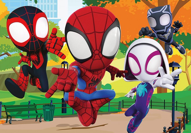 CLEMENTONI 104 el. HappyColor Spidey and His Friend [PUZZLE]