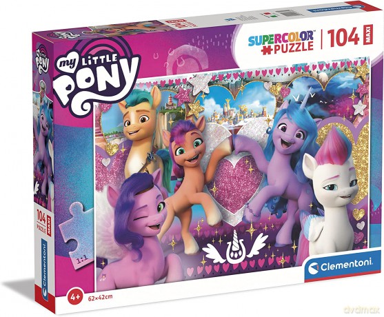CLEMENTONI 104 el. Maxi Super Kolor My Little Pony [PUZZLE]