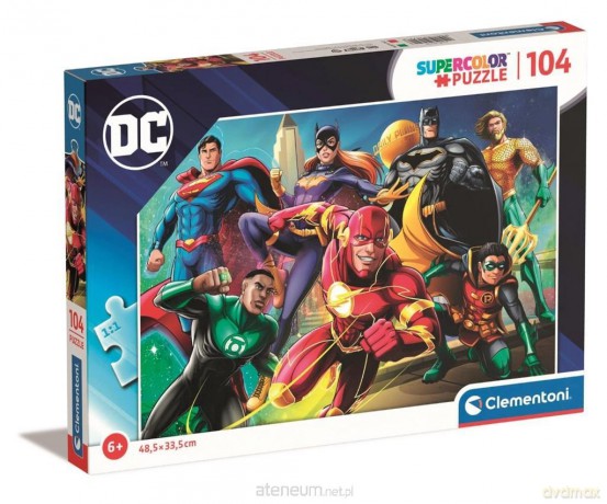CLEMENTONI 104 el. Super Kolor DC Comics [PUZZLE]