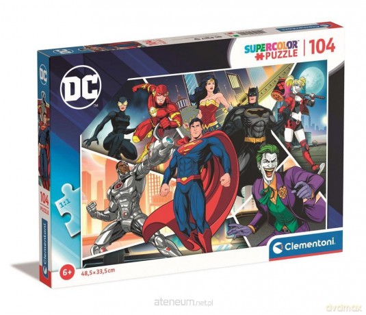 CLEMENTONI 104 el. Super Kolor DC Comics [PUZZLE]