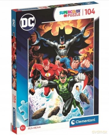 CLEMENTONI 104 el. Super Kolor DC Comics [PUZZLE]
