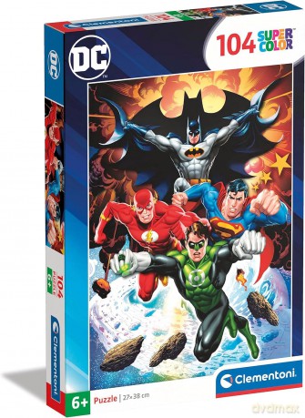 CLEMENTONI 104 el. Super Kolor DC Comics [PUZZLE]