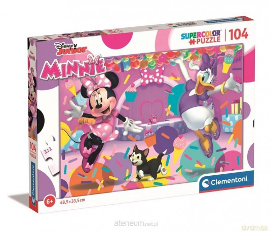 CLEMENTONI 104 el. Super Kolor Minnie [PUZZLE]