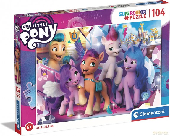 CLEMENTONI 104 el. Super Kolor My Little Pony [PUZZLE]