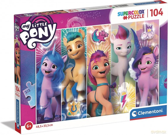 CLEMENTONI 104 el. Super Kolor My Little Pony [PUZZLE]